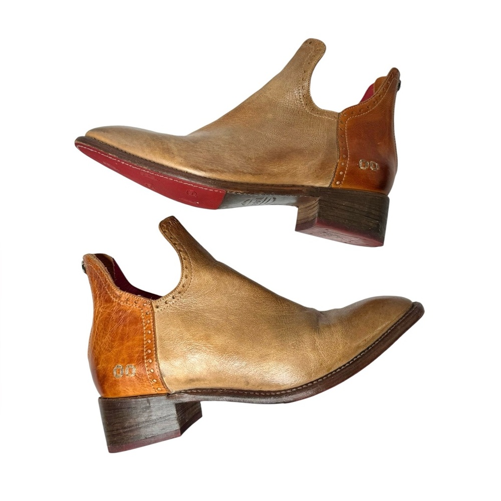 BedStu | Dorella Ankle Boots in Tan Leather 11 - Picture 7 of 12